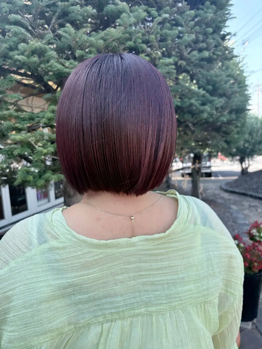 ミディアム カラー カット ヘアカラー flat /Rina🧸のヘアスタイル