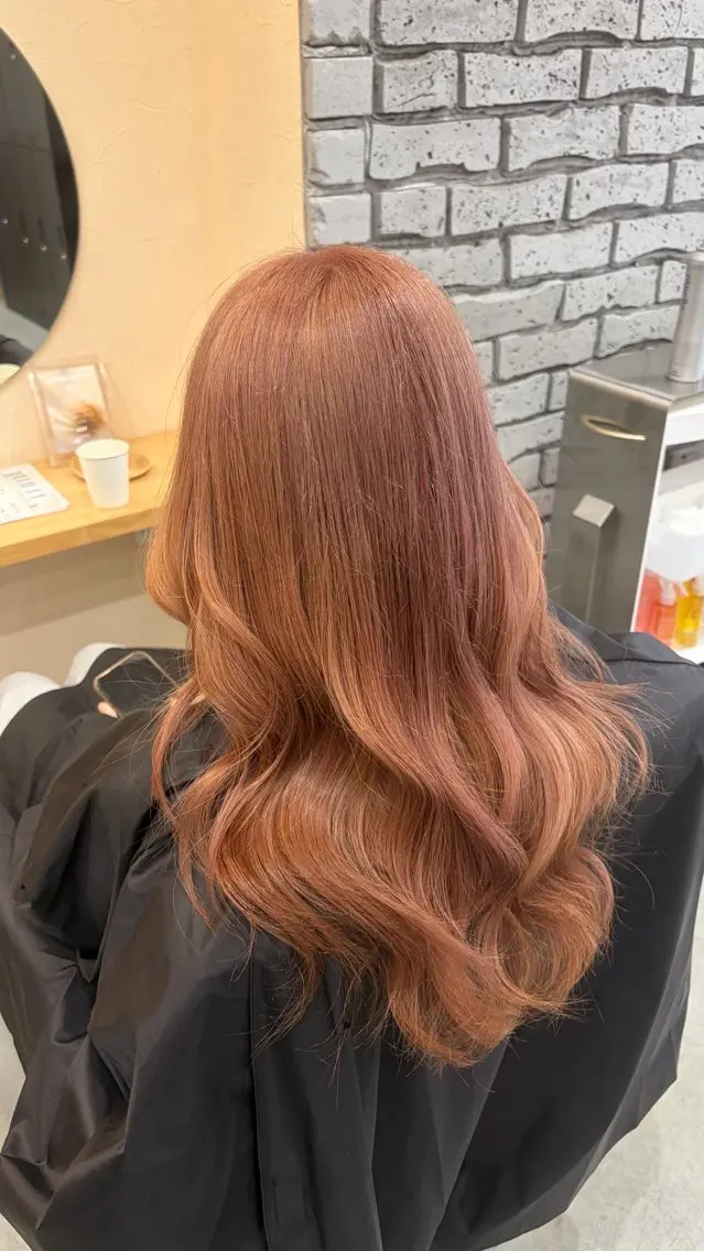 セミロング カラー ヘアカラー トリートメント 🎀透明感カラー /ケアブリーチ🎀のヘアスタイル