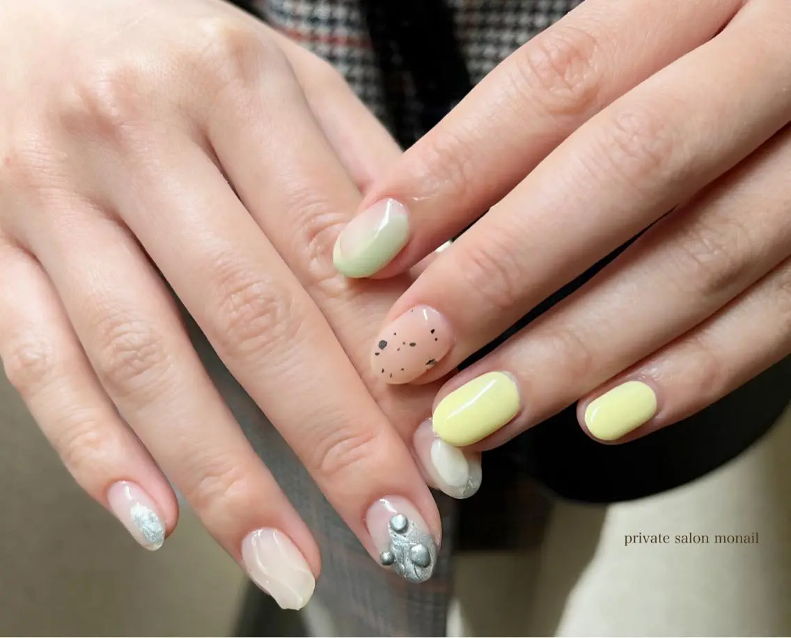 ネイル ハンドネイル nail salon monailのネイルデザイン