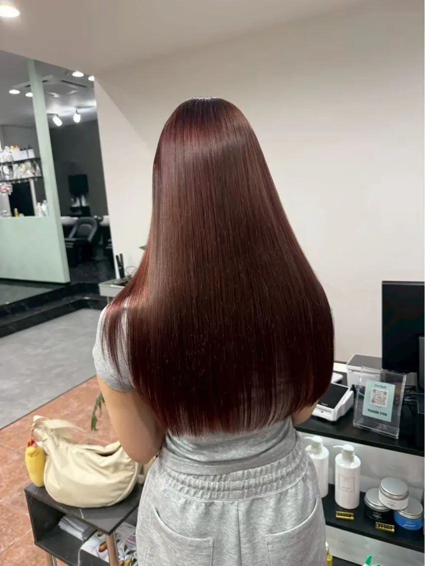 ロング カラー ヘアカラー トリートメント Sora /eve hairのヘアスタイル