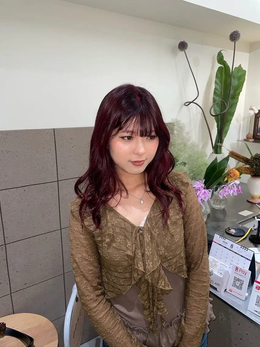 ロング カラー ヘアカラー JURI /HUIのヘアスタイル