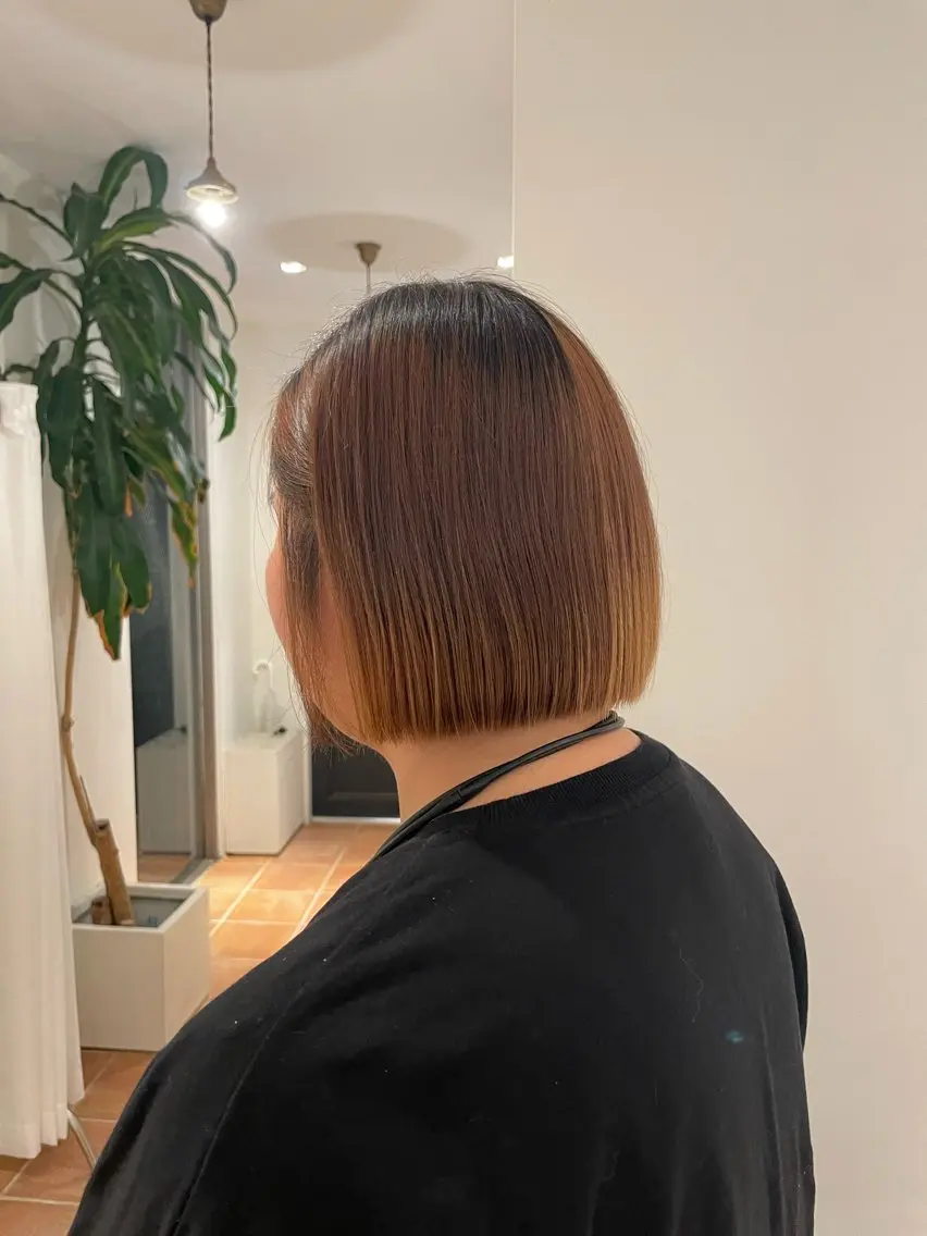 ショート ボブ イシバシ ミナミのヘアスタイル