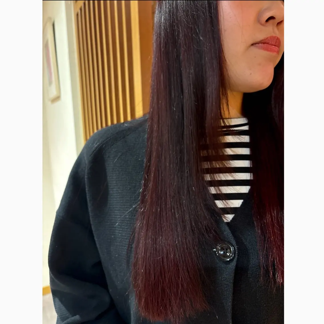 ロング 吉田 芽生のヘアスタイル