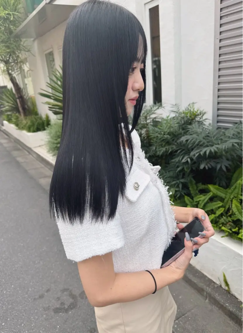 ロング レイヤーカット 透明感カラー🌿ボブ ✨飛田 ケイのヘアスタイル