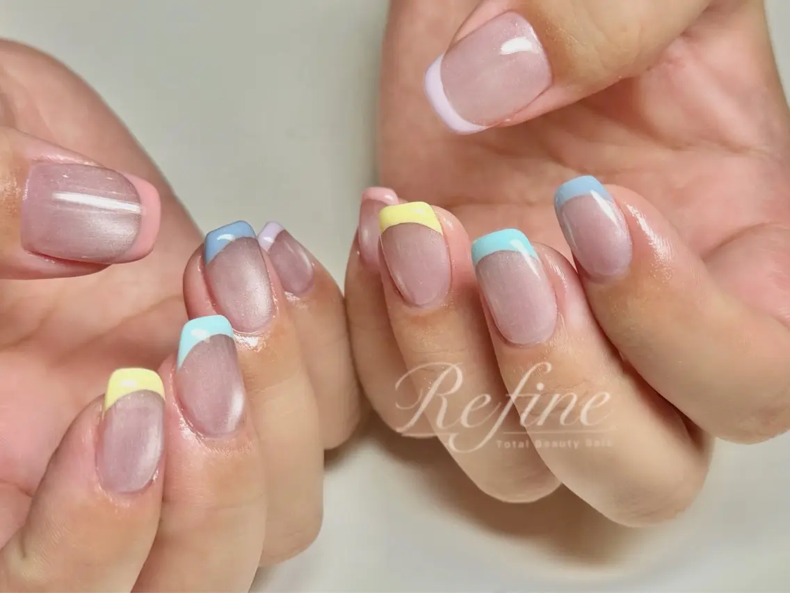 ネイル ハンドネイル Refine ネイリスト　坂本のネイルデザイン