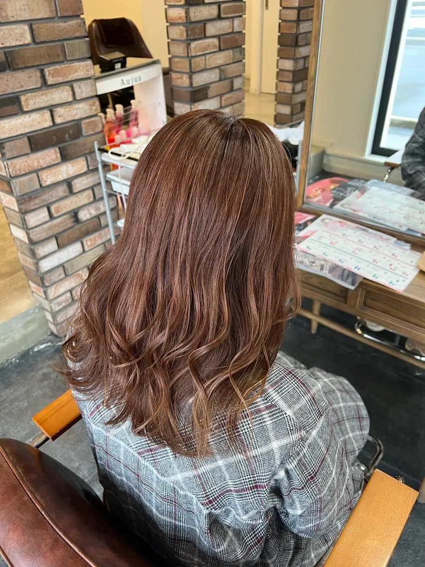 カラー ブラウンカラー キャラメルブラウン カット ヘアカラー 【SET-UP中庄】 浅沼結斗のヘアスタイル