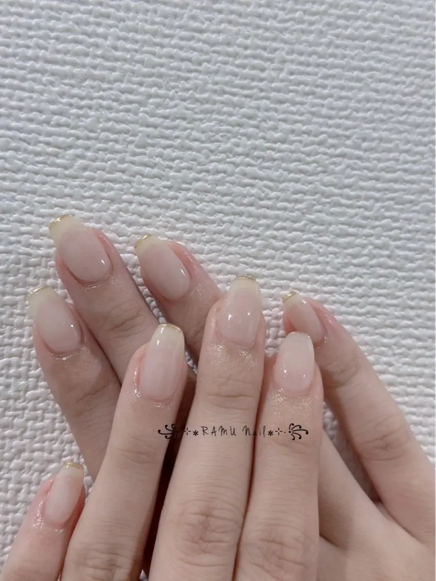 ネイル キラキラネイル マグネットネイル ミラーネイル ピンク 夏ネイル ハンドネイル RAMU Nail 恵比寿店のネイルデザイン