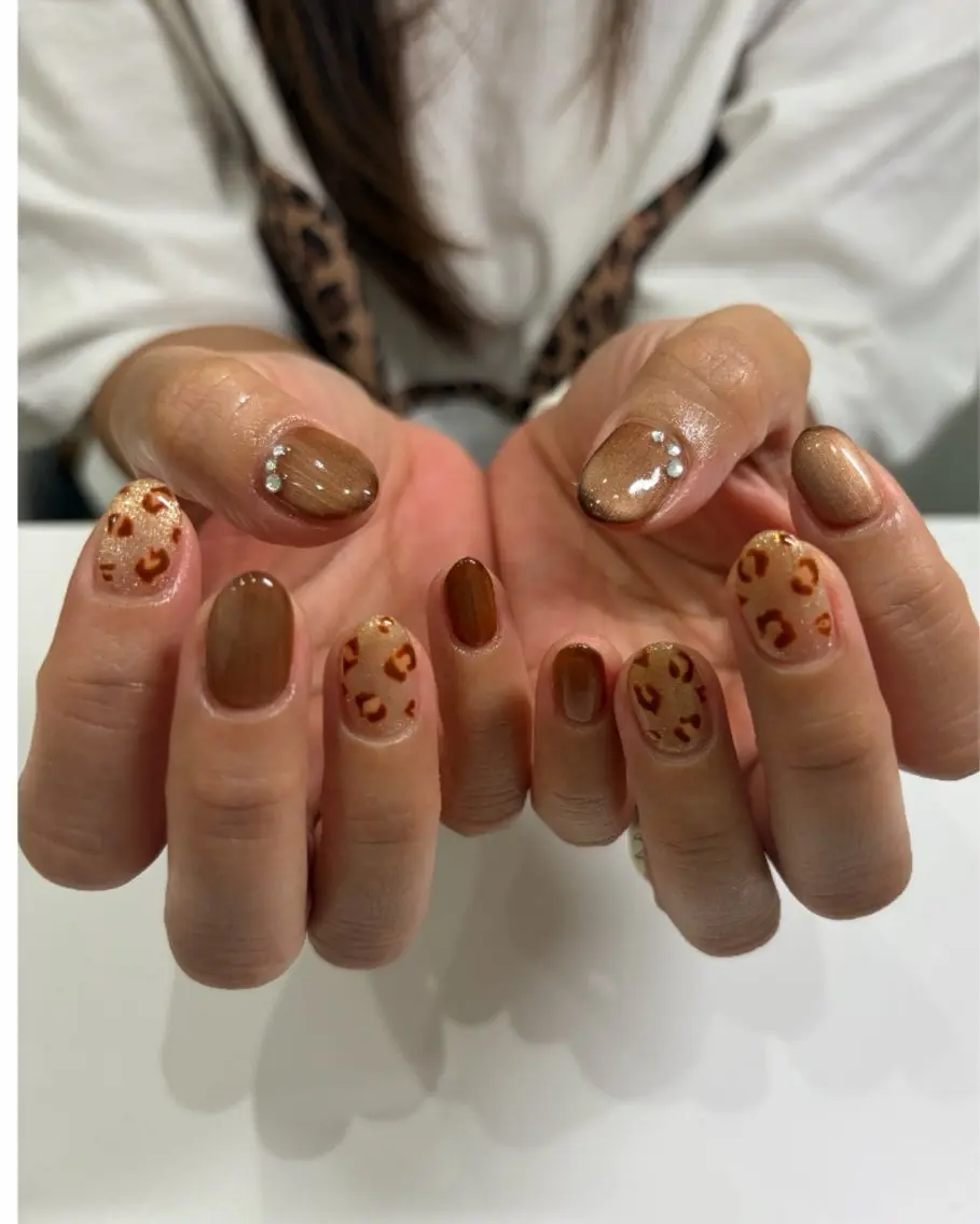 ネイル グラデーション キラキラネイル 韓国ネイル マグネットネイル ニュアンスネイル ハンドネイル 🎀大人nail /NOISMはな🎀のネイルデザイン