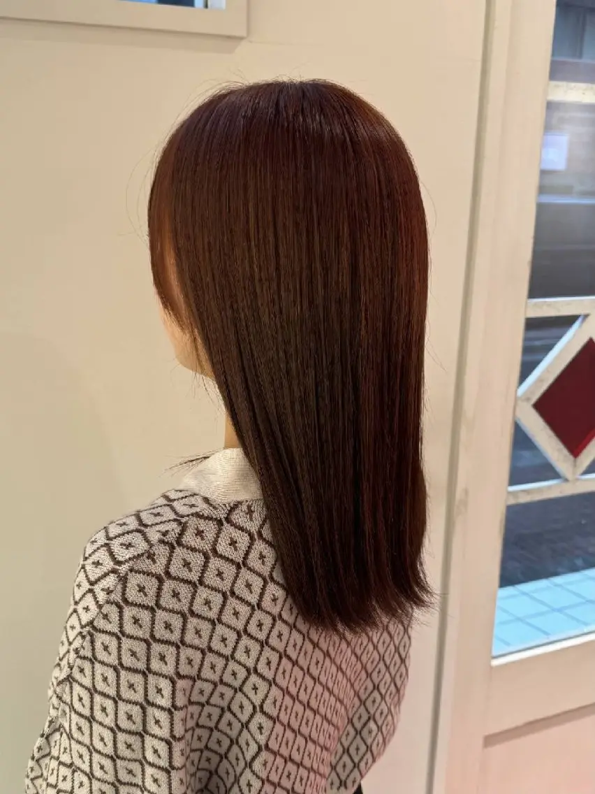 ロング ヘアカラー 土屋 一孔のヘアスタイル