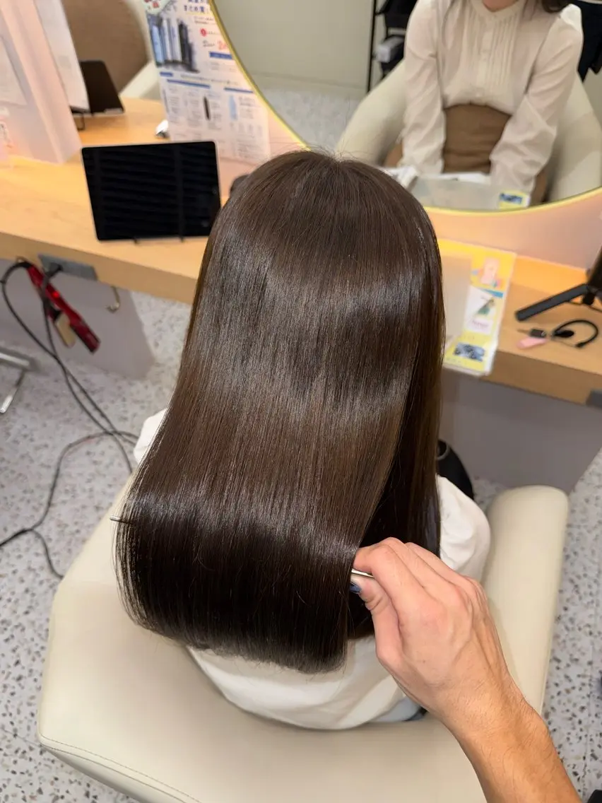ロング ヘアカラー トリートメント 髪質改善/美髪/艶髪 原田 竜空のヘアスタイル