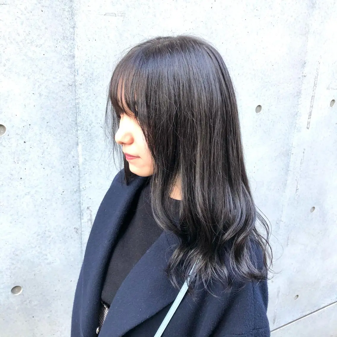 ロング カラー ヘアアレンジ ダークシルバー シルバー 学割有り/清楚/韓国 風/レイヤー/拓朗のヘアスタイル