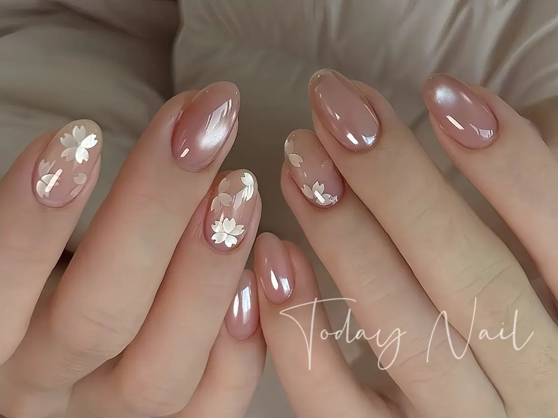 ネイル 桜ネイル マグネットネイル 春ネイル ハンドネイル りゅう Todayのネイルデザイン