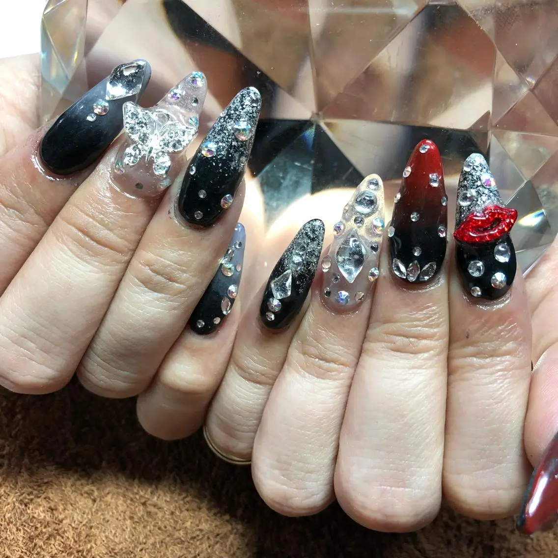 ロング ネイル グラデーション ハンドネイル 《LB》ラブリエ Nail&eyeのマツエク・マツパデザイン