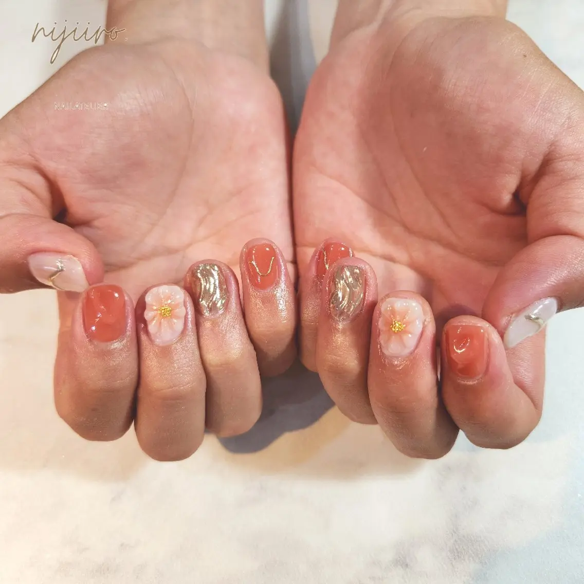 ネイル ハンドネイル nijiiro🌈 サトウのネイルデザイン