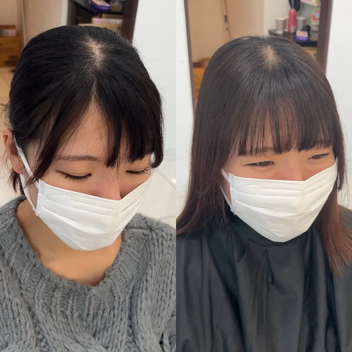 ナチュラルウルフ 九嶋優斗のヘアスタイル