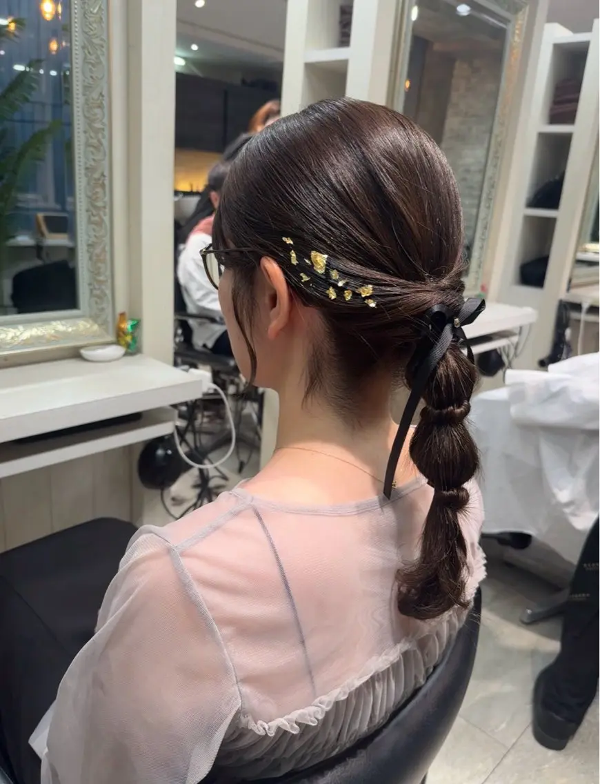 セミロング 平野 世菜のヘアスタイル