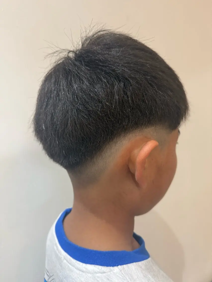 メンズ キッズ 学生（メンズ向け） 刈り上げ カット 藤田 歩夢のヘアスタイル