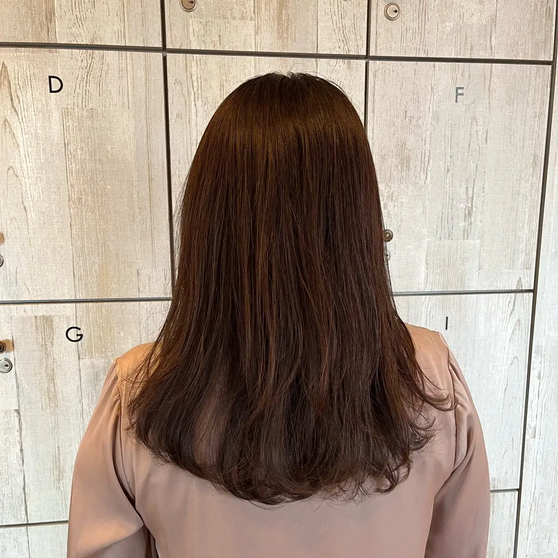 セミロング カラー カット ヘアカラー トリートメント ♡ナナコ♡ レイヤー /ブリーチ/艶髪のヘアスタイル