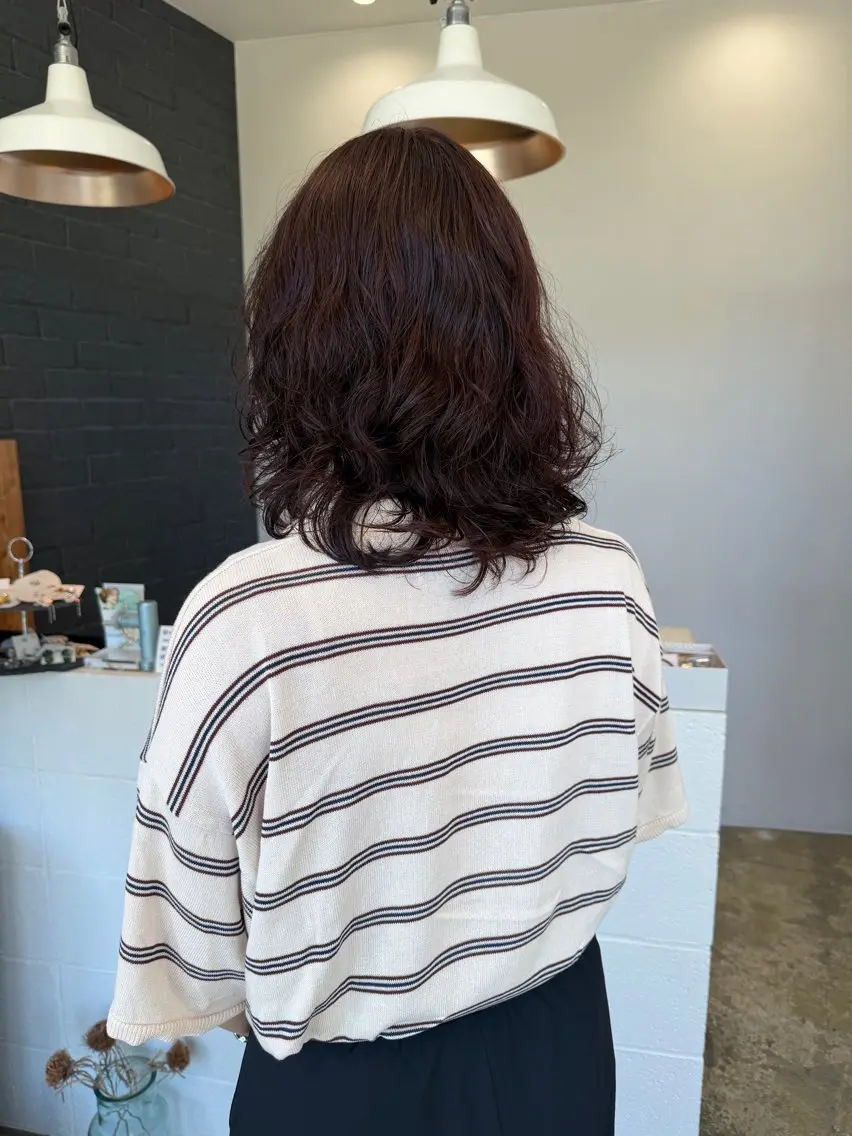 ミディアム カラー ヘアカラー __ komariのヘアスタイル