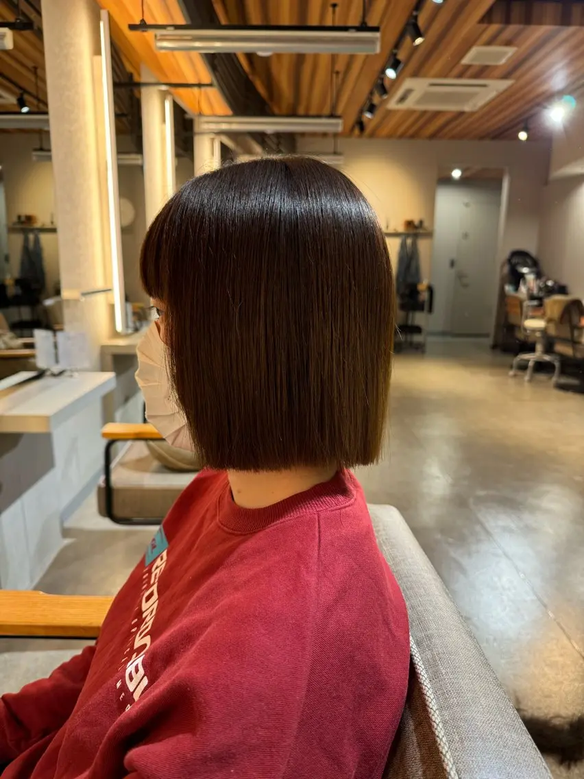 ショート ボブ 山下 遼香のヘアスタイル