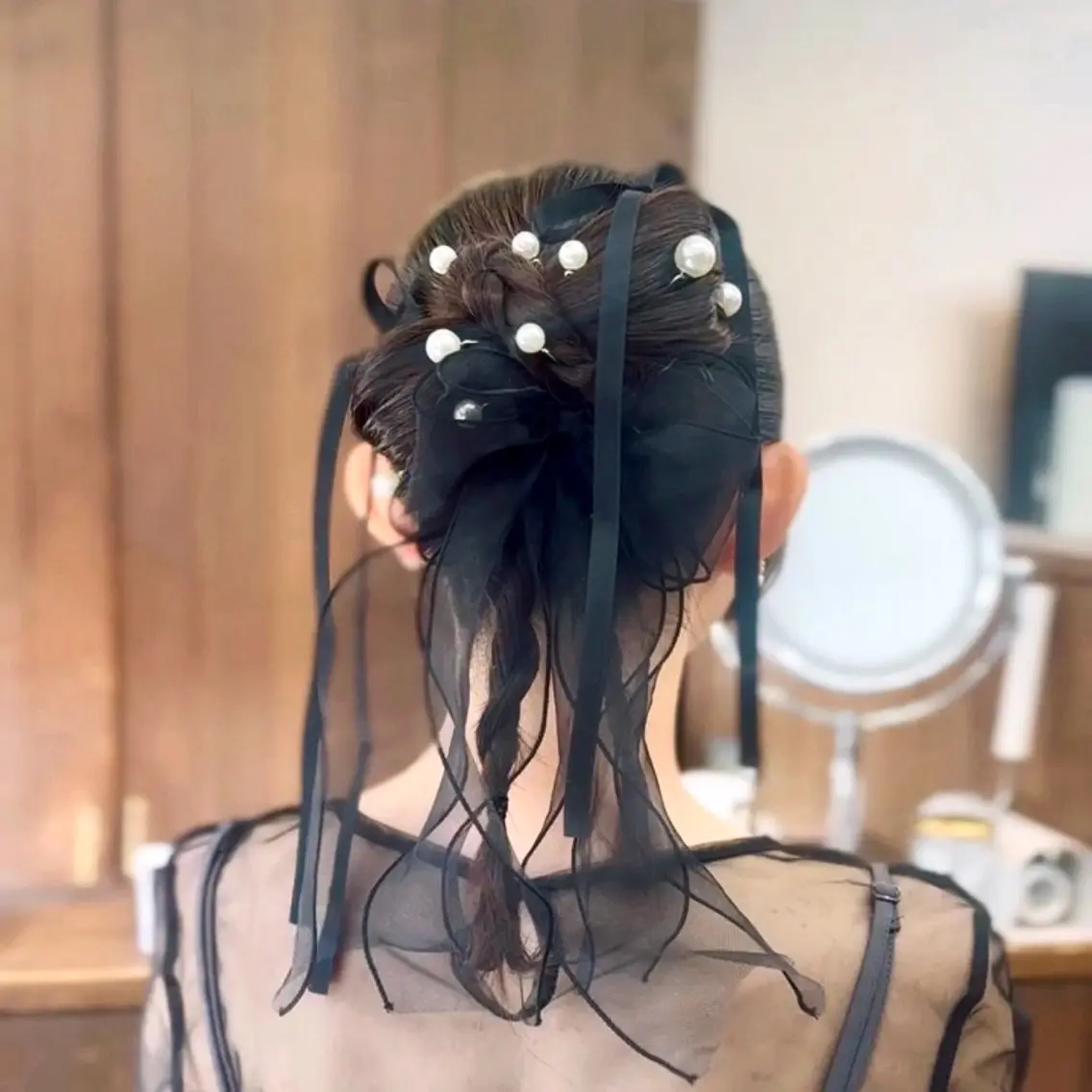 セミロング ヘアアレンジ yuzu🌈／透明感 カラー／ハイトーンのヘアスタイル