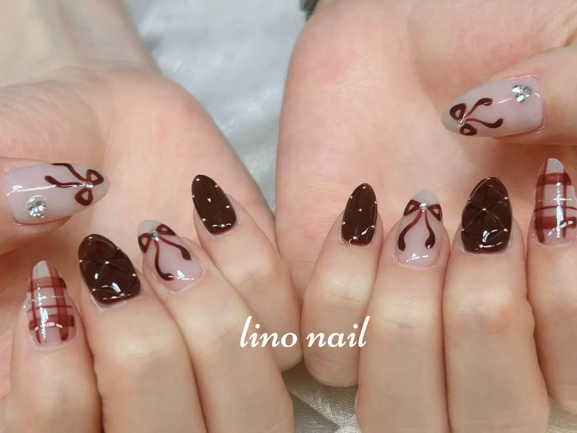 ネイル 持ち込み ハンドネイル Lino Nailのネイルデザイン