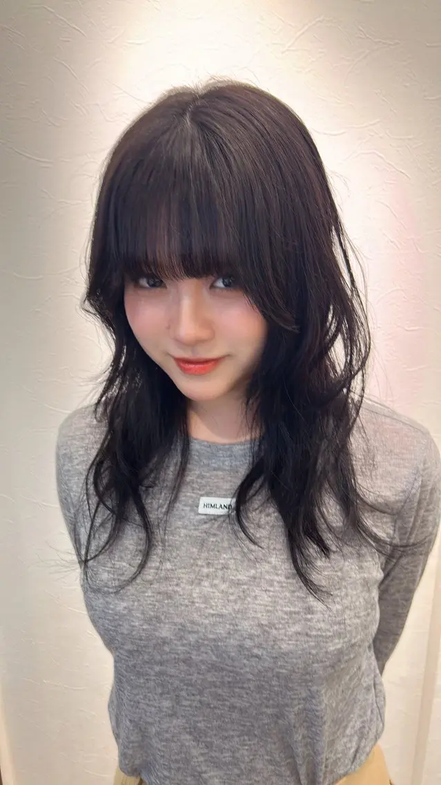 ロング カラー ハッシュカット ハイトーン特化⭐️ 飯田大樹のヘアスタイル