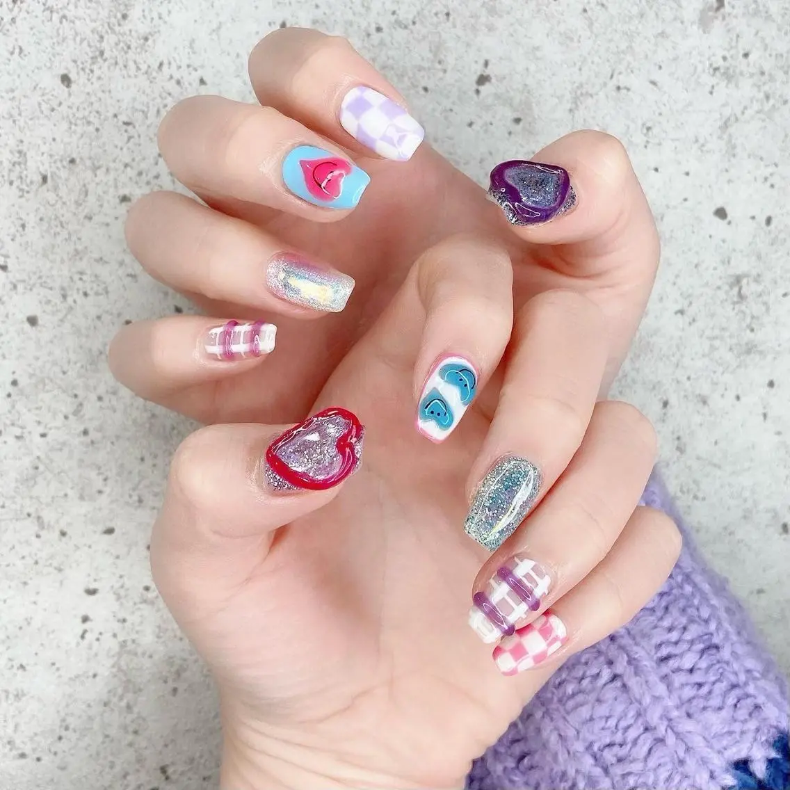 《人気NO.1》Allフリーデザイン🌼持ち込みデザイン💅【オフあり】¥7980※メッセージ後にて予約確定となりますの写真