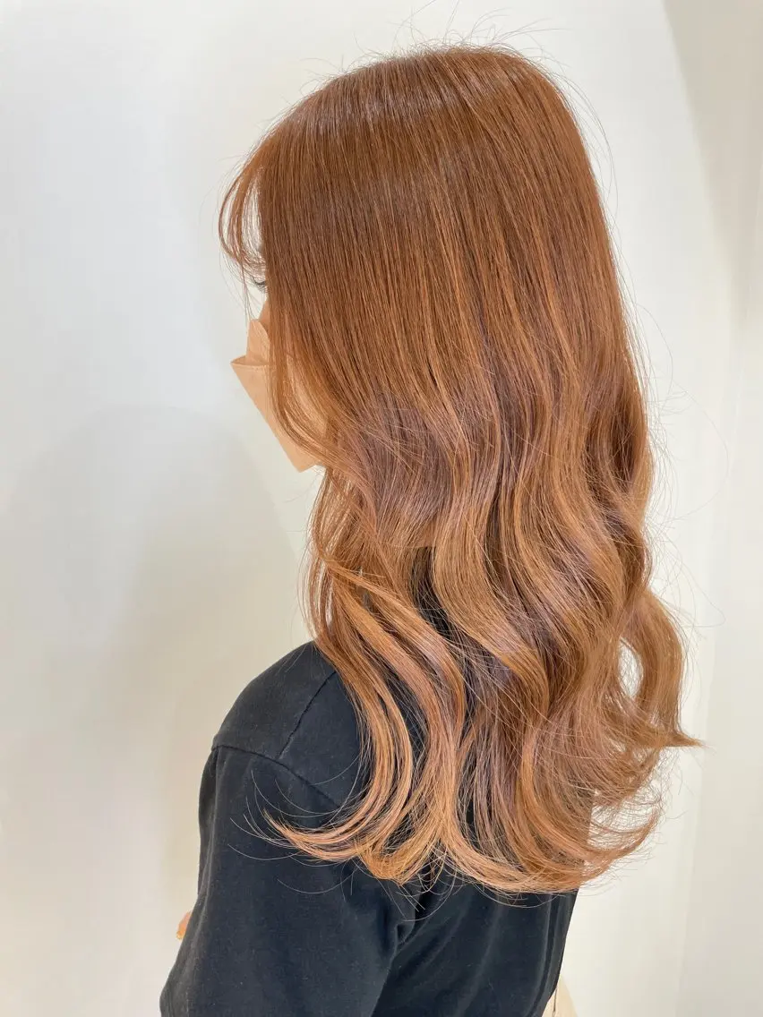 セミロング カラー ヘアアレンジ ヘアカラー トリートメント 具志堅 良のヘアスタイル