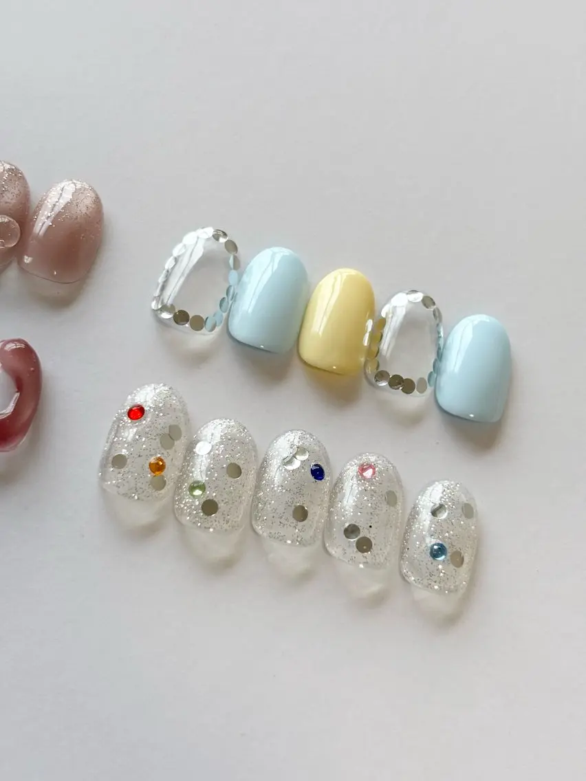 ネイル マグネットネイル ニュアンスネイル シンプルネイル Umi Nail /Akariのネイルデザイン