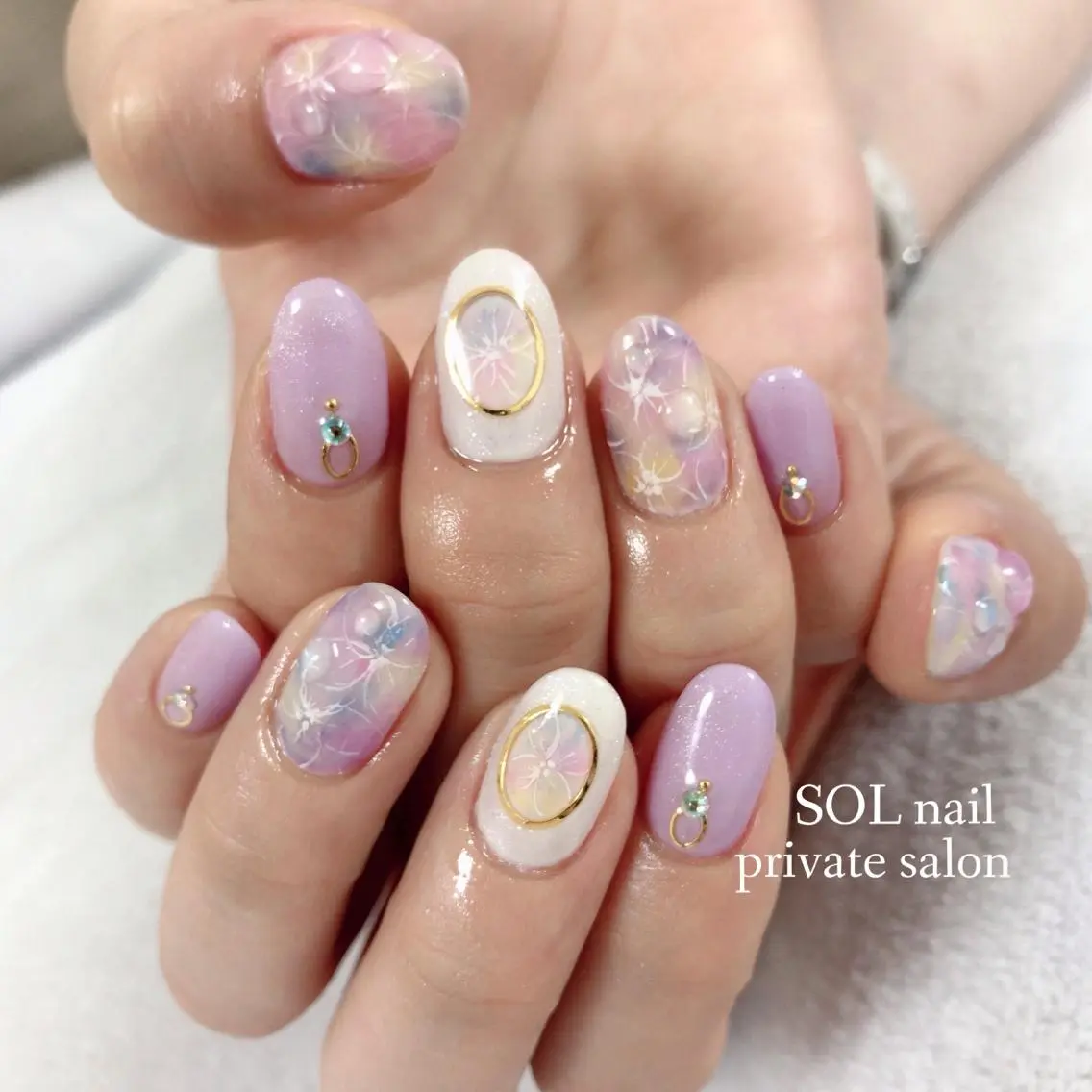 ネイル ハンドネイル SOL NAILのネイルデザイン