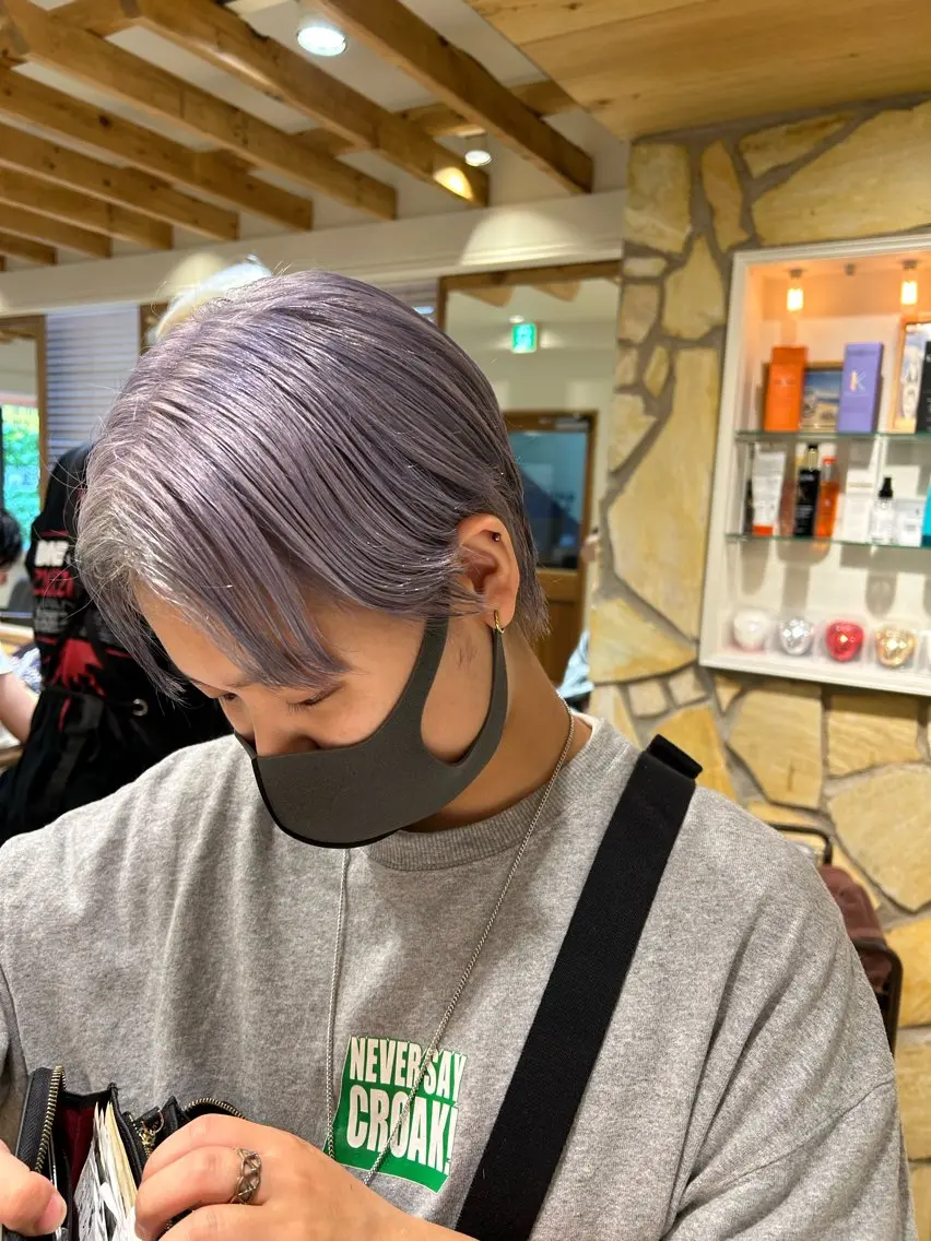 ショート カラー カット ヘアカラー kawabe maikoのヘアスタイル