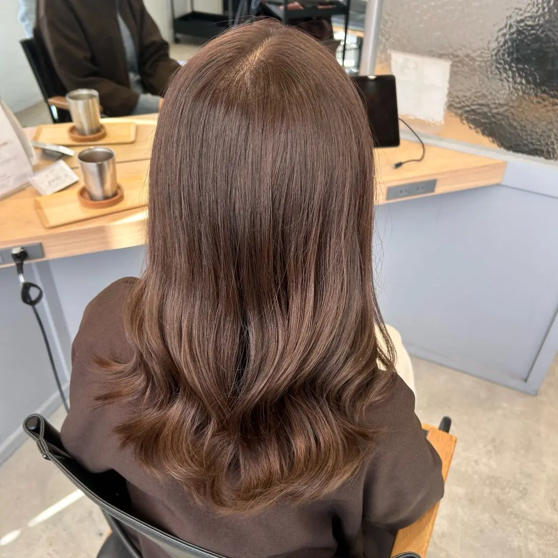 カラー ヘアカラー 馬場 美咲のヘアスタイル