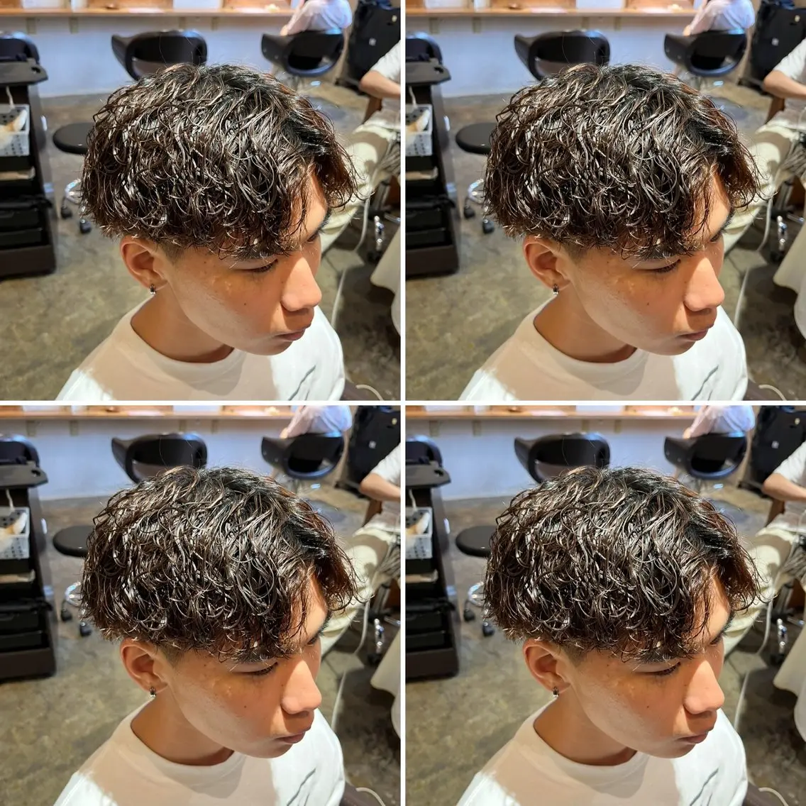 パーマ メンズ カット パーマ トリートメント ヘアセット メンズパーマ特化 店長望月謙二郎のヘアスタイル
