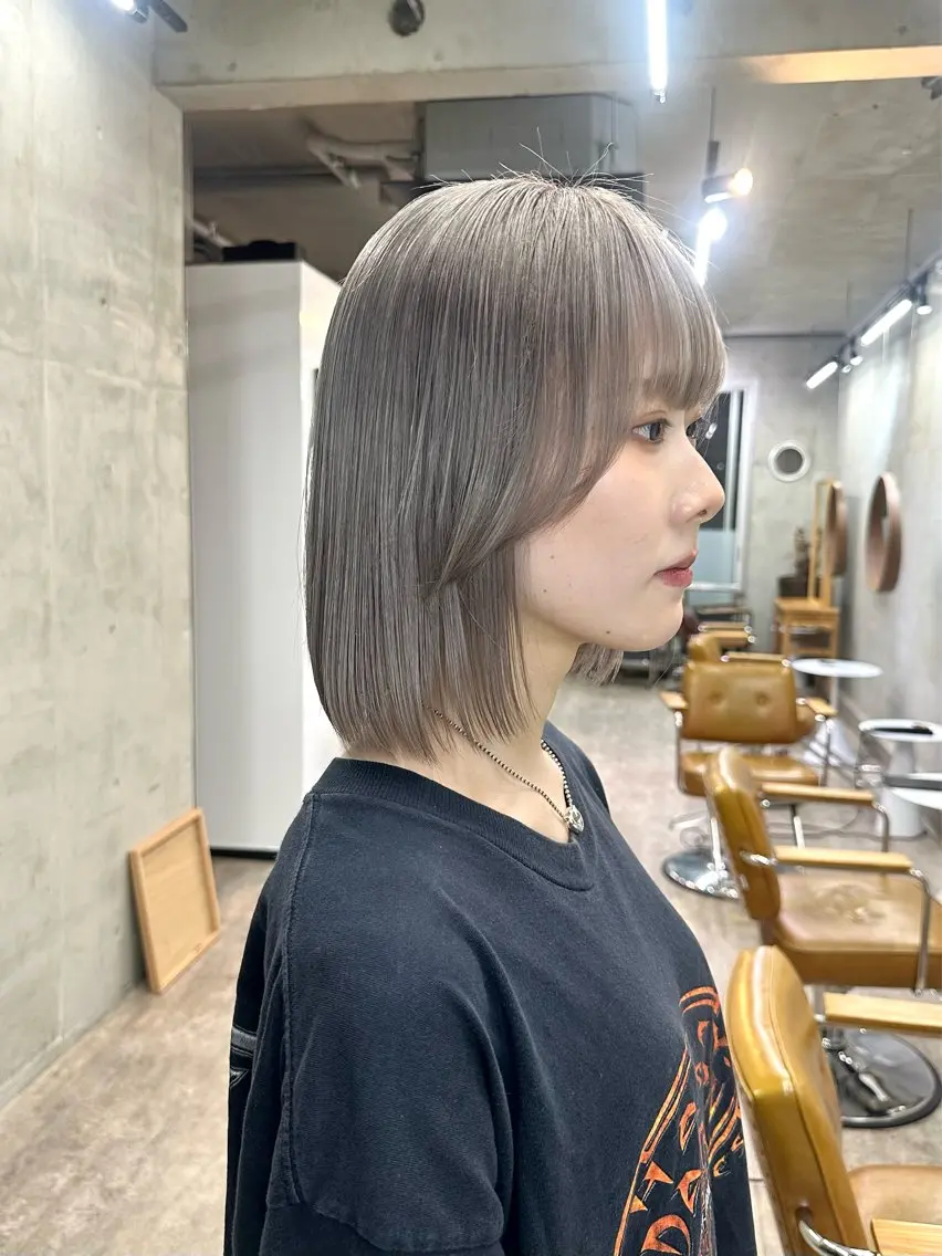 ショート カラー グレージュ ヘアカラー トリートメント カットモデル募集中 ／HARUKA🎀のヘアスタイル
