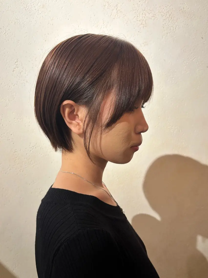 ショート ショートヘア ARCHE 南堀江 モデルレッスンのヘアスタイル