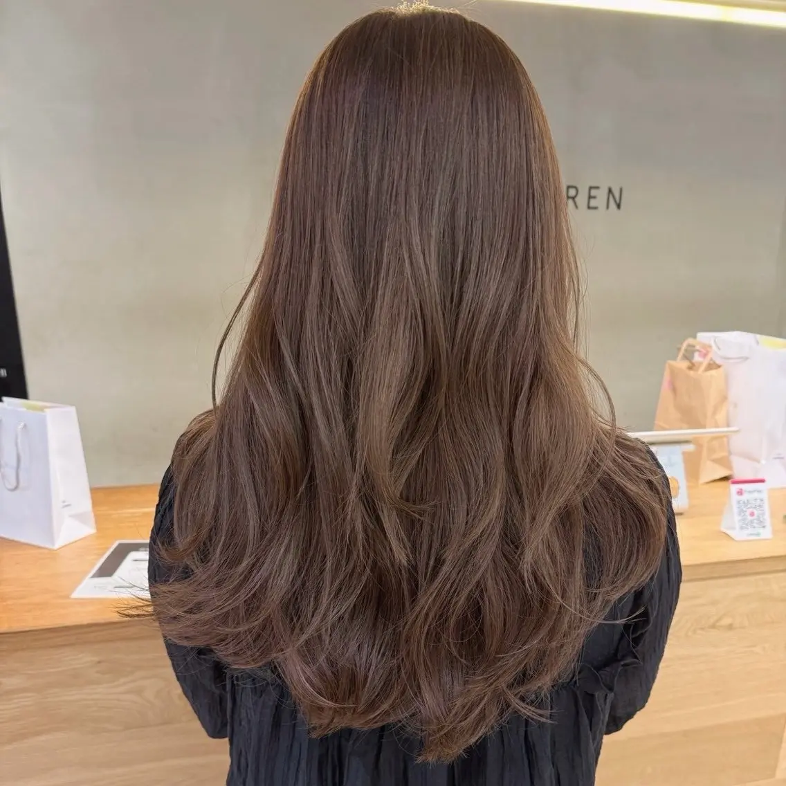 ロング カラー ヘアカラー トリートメント あやか🩰 カラーモデル/栄のヘアスタイル
