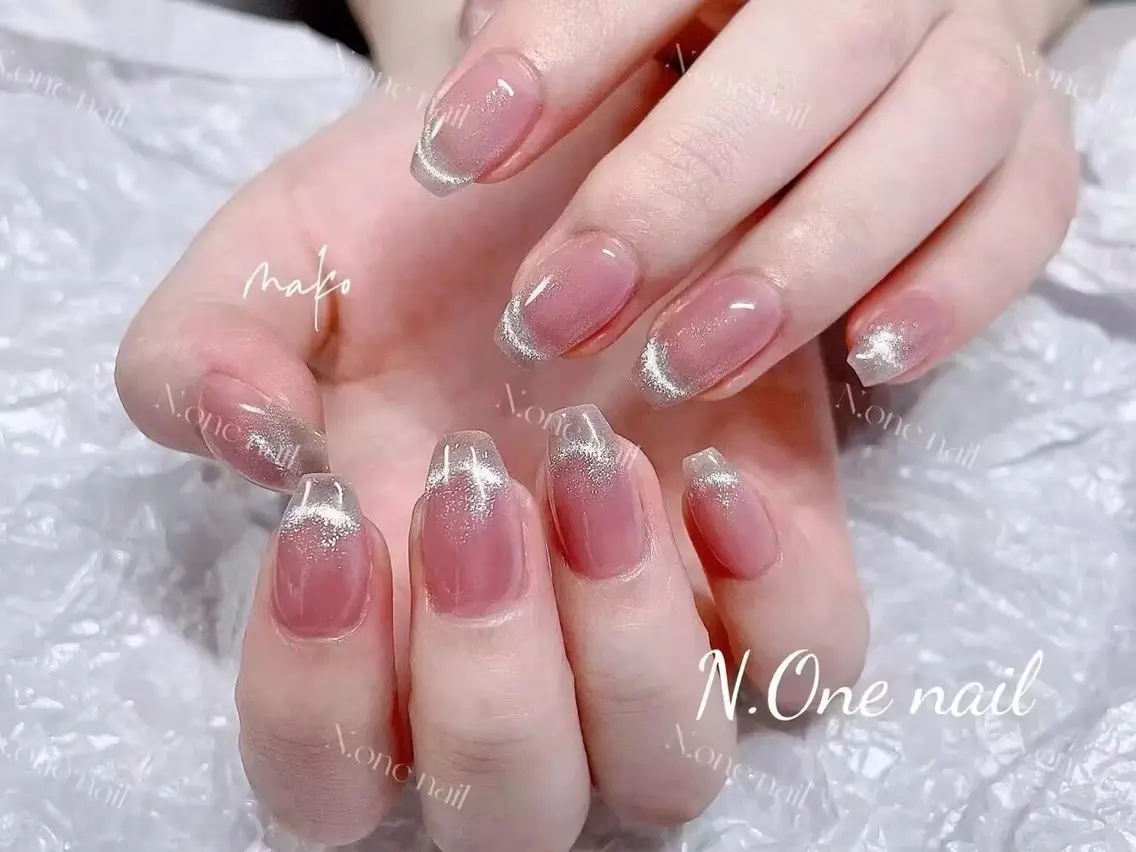 ネイル ハンドネイル 長いだし/スカルプ/ パラシェルN.oneのネイルデザイン