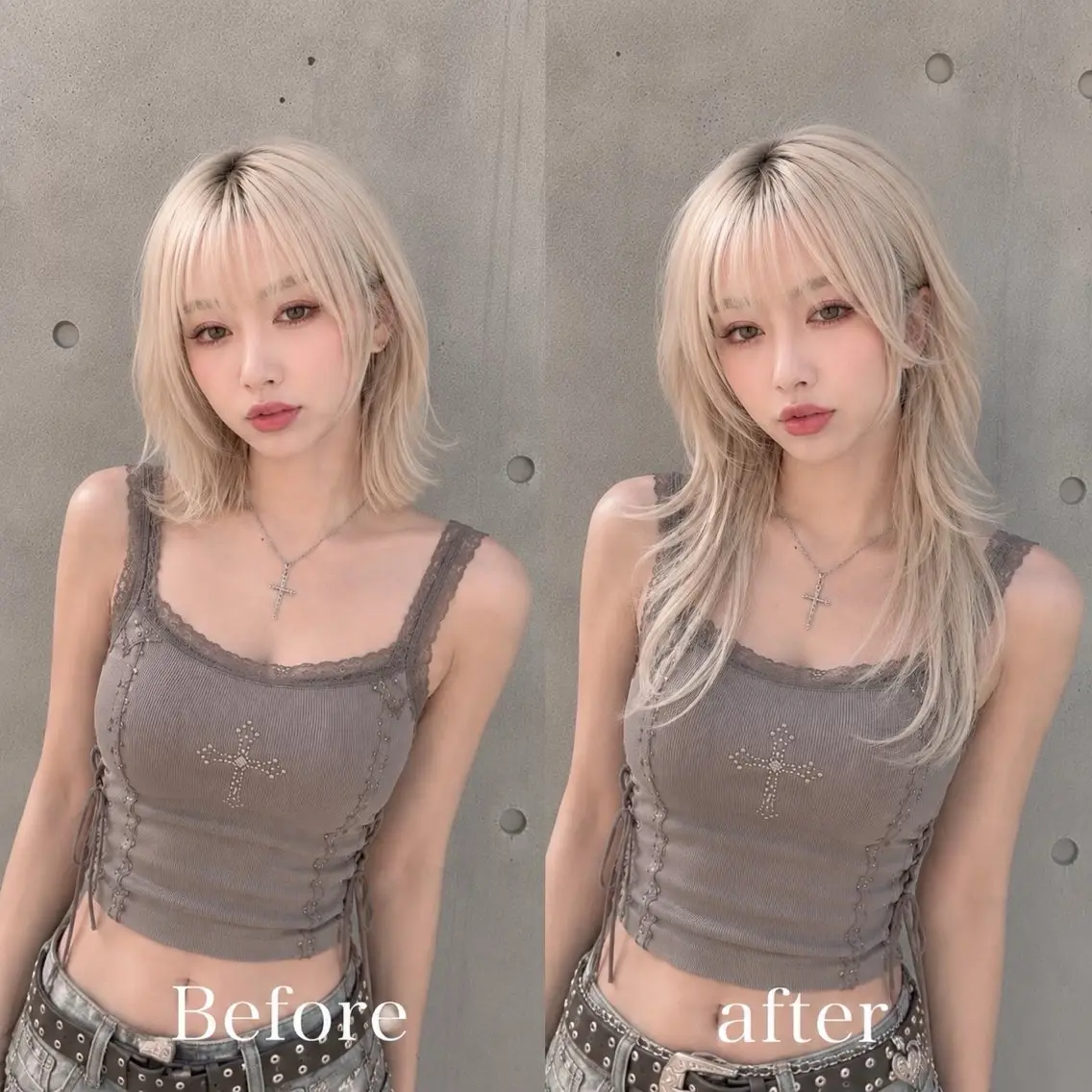 セミロング シールエクステ エクステ レイヤーカット エクステ MIRAC河原崎 透【代表/オーナー】のヘアスタイル