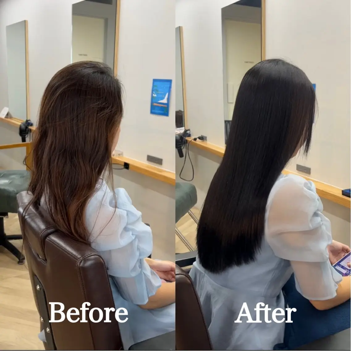 ロング 髪質改善 縮毛矯正 トリートメント カット ヘアカラー 縮毛矯正 トリートメント 縮毛矯正/髪質改善 /nuup岩田のヘアスタイル