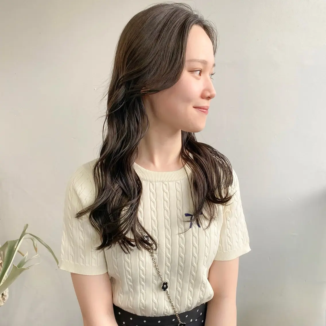 ロング カラー 透明感カラー カット ヘアカラー トリートメント 艶カラー⁑ナチュラル ⁑中屋恵美🍃のヘアスタイル