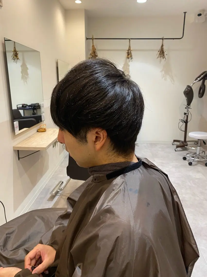 カラー メンズ yuzuki Agu臼井のヘアスタイル