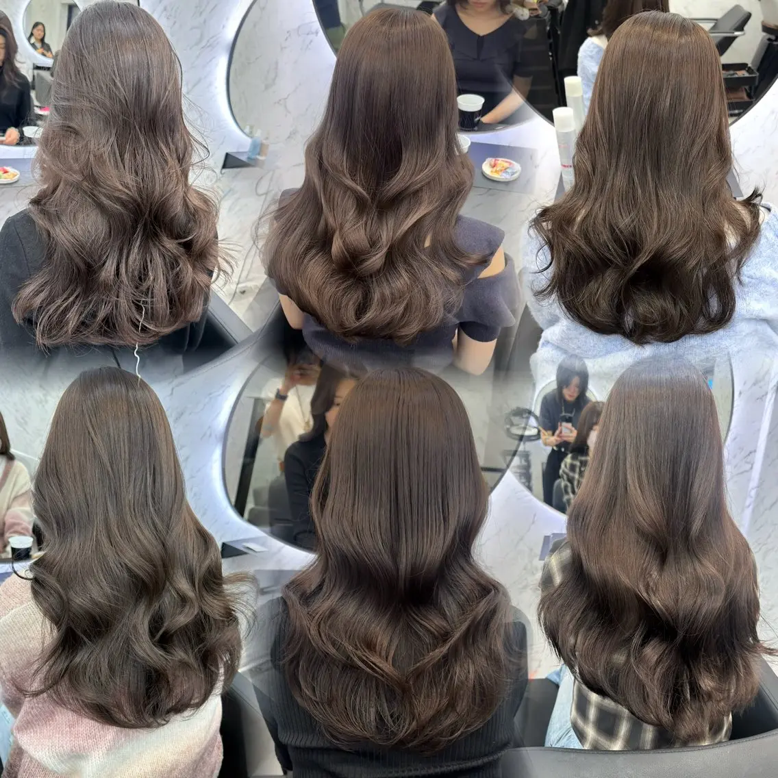 ロング カラー グレージュ 遠藤沙也加 /レイヤーカットのヘアスタイル