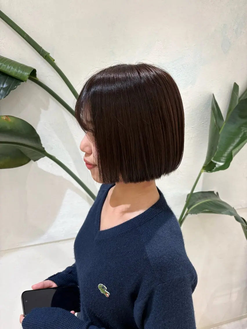 ショート ボブ 佃 風子のヘアスタイル