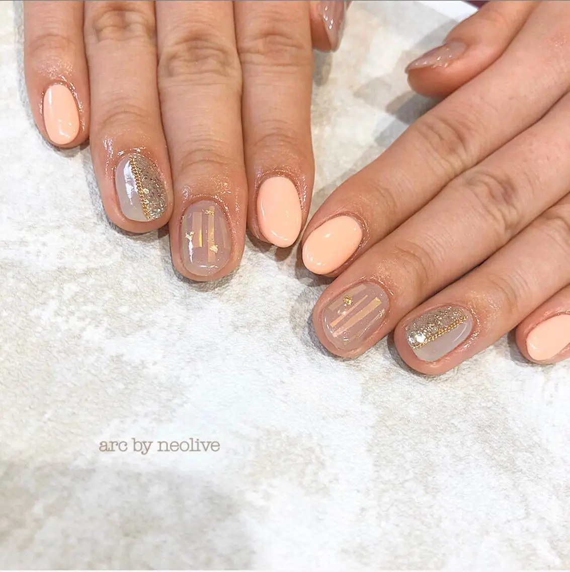 ネイル シンプルネイル rina eye&nailのマツエク・マツパデザイン