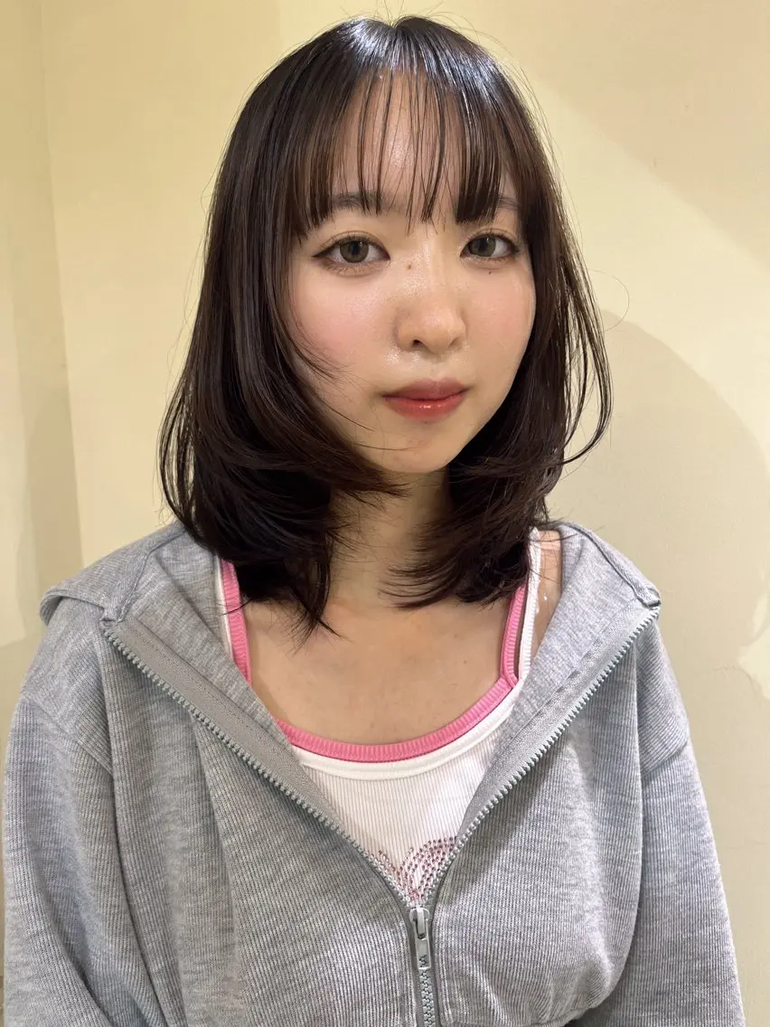ミディアム カットモデル募集🤍 🐇anzuのヘアスタイル