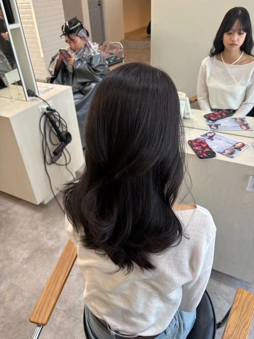 ミディアム HAZUKI/ SOYON土橋二号店のヘアスタイル