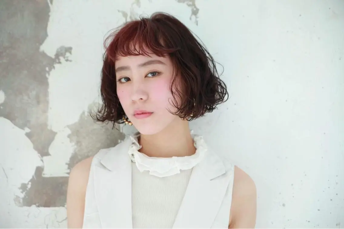 ミディアム カラー パーマ ヘアアレンジ メンズ キッズ ネイル マツエク・マツパ ヘアカラー トリートメント EnBlesS西宮 マンツーマン神道有基のヘアスタイル