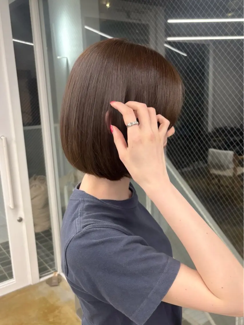 ミディアム ヘアカラー 𝐀𝐦𝐞𝐫𝐢 /透明感カラーのヘアスタイル