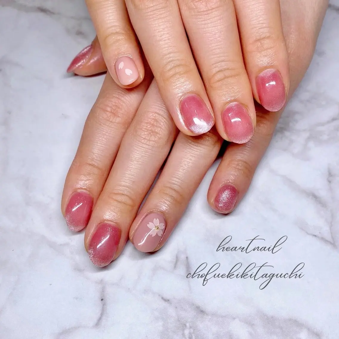 ネイル ハンドネイル 💎Heart Nail💎のネイルデザイン